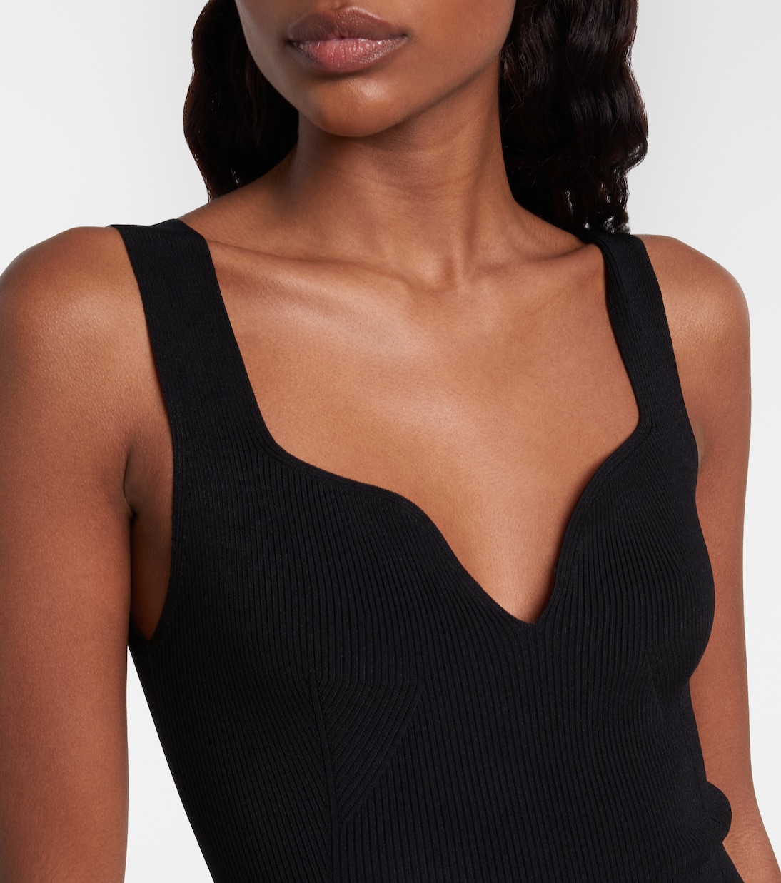 Body aus Rippstrick | Alaïa