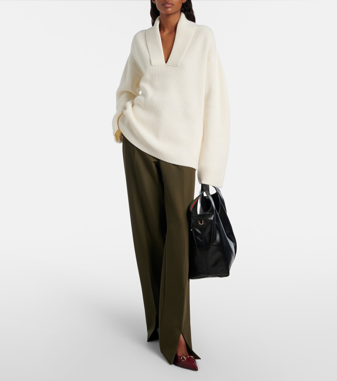 Cabas Gucci Giglio Large en cuir | Gucci