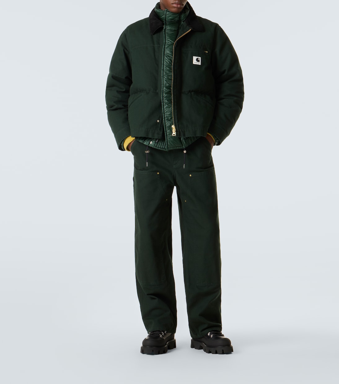 x Carhartt cotton canvas down jacket | Sacai