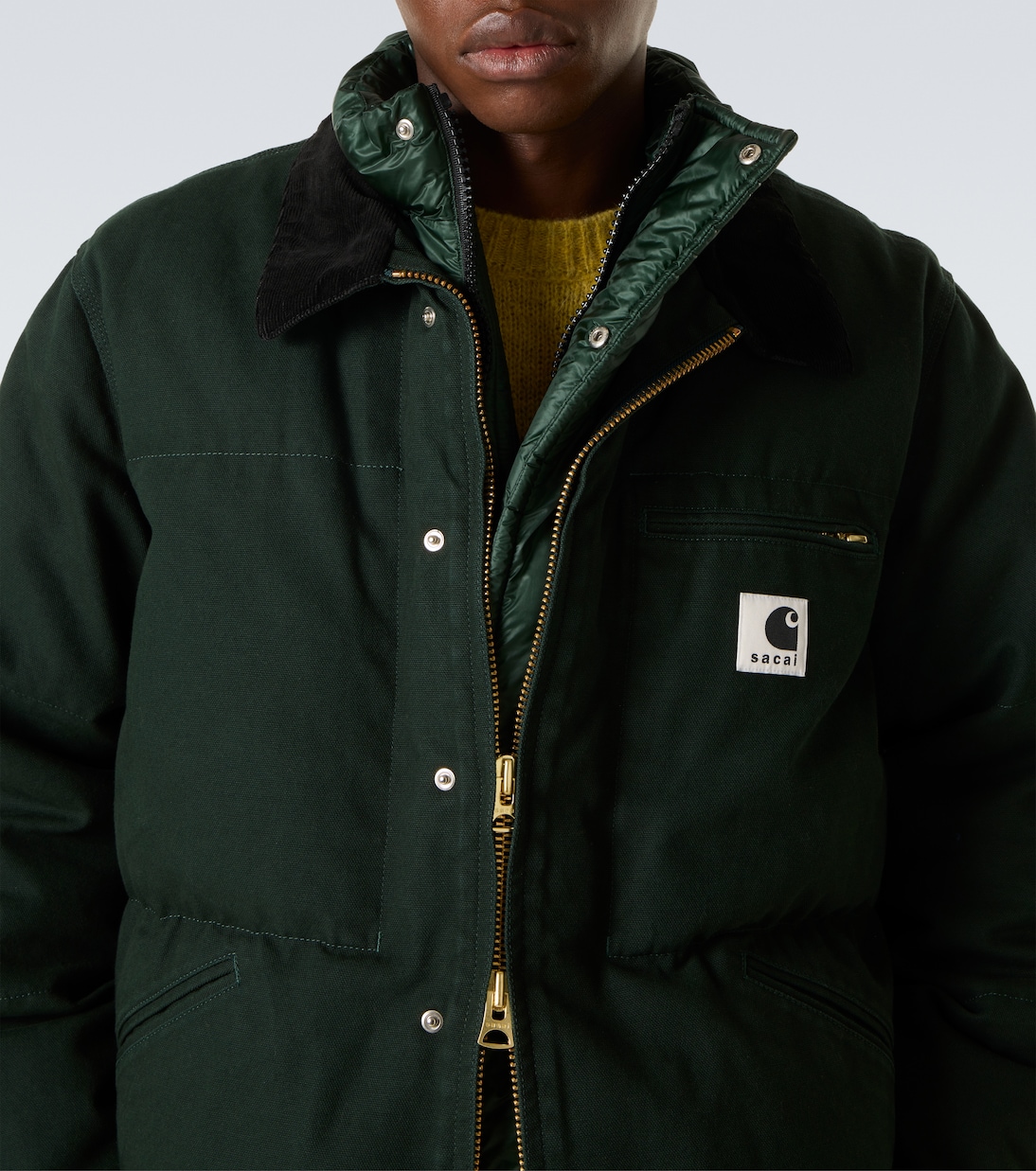 x Carhartt cotton canvas down jacket | Sacai