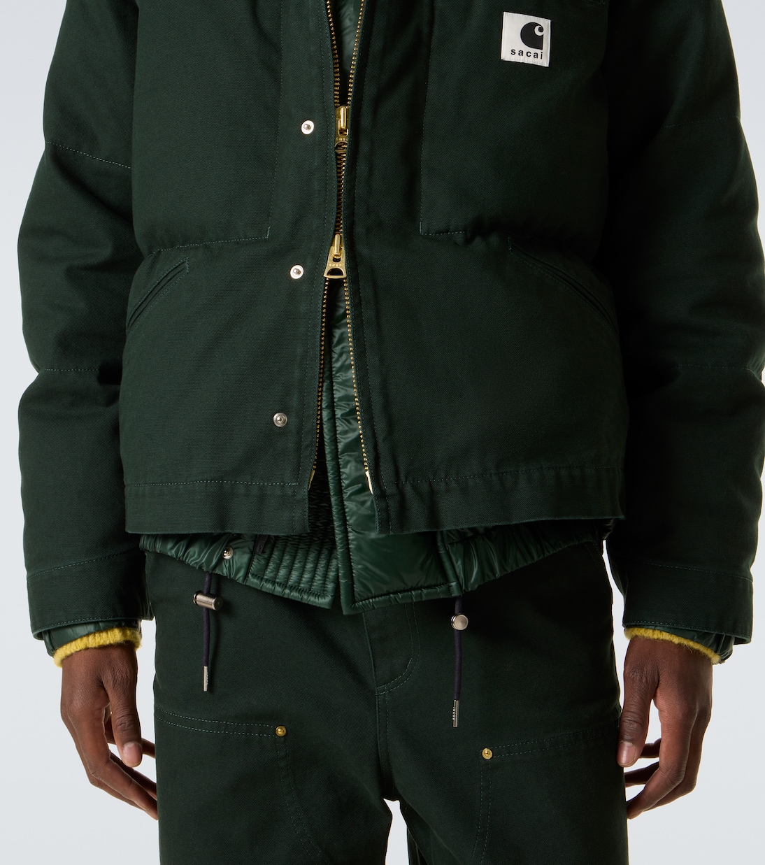x Carhartt cotton canvas down jacket | Sacai