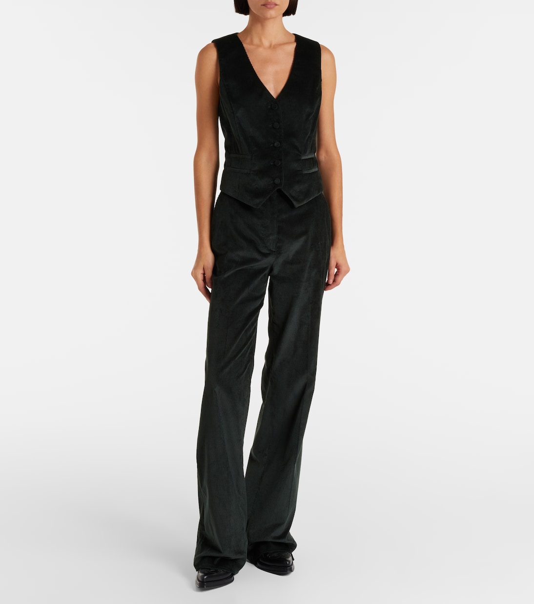 Coleridge棉质灯芯绒背心 | Gabriela Hearst