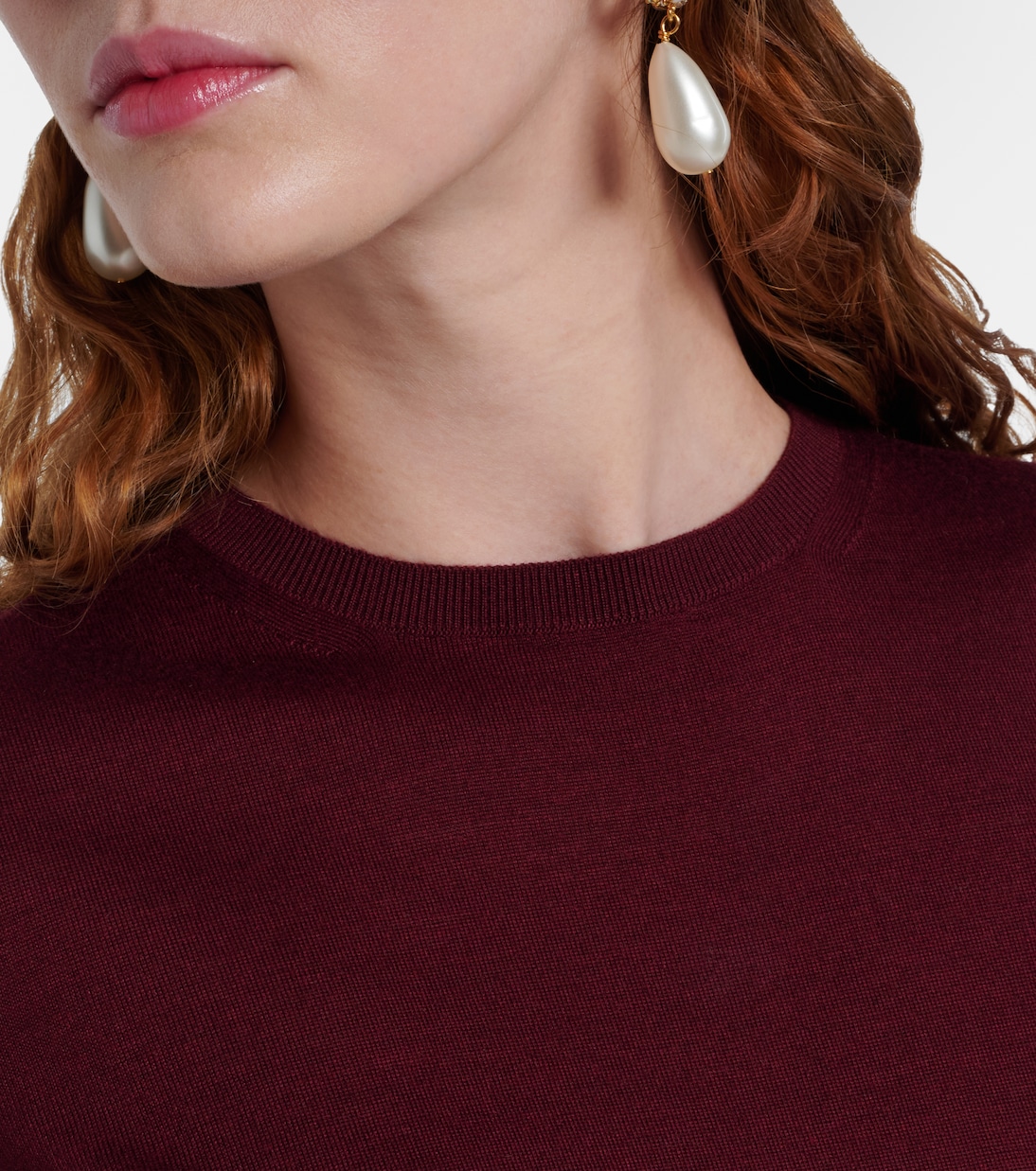 Wool, cashmere, and silk sweater | Saint Laurent