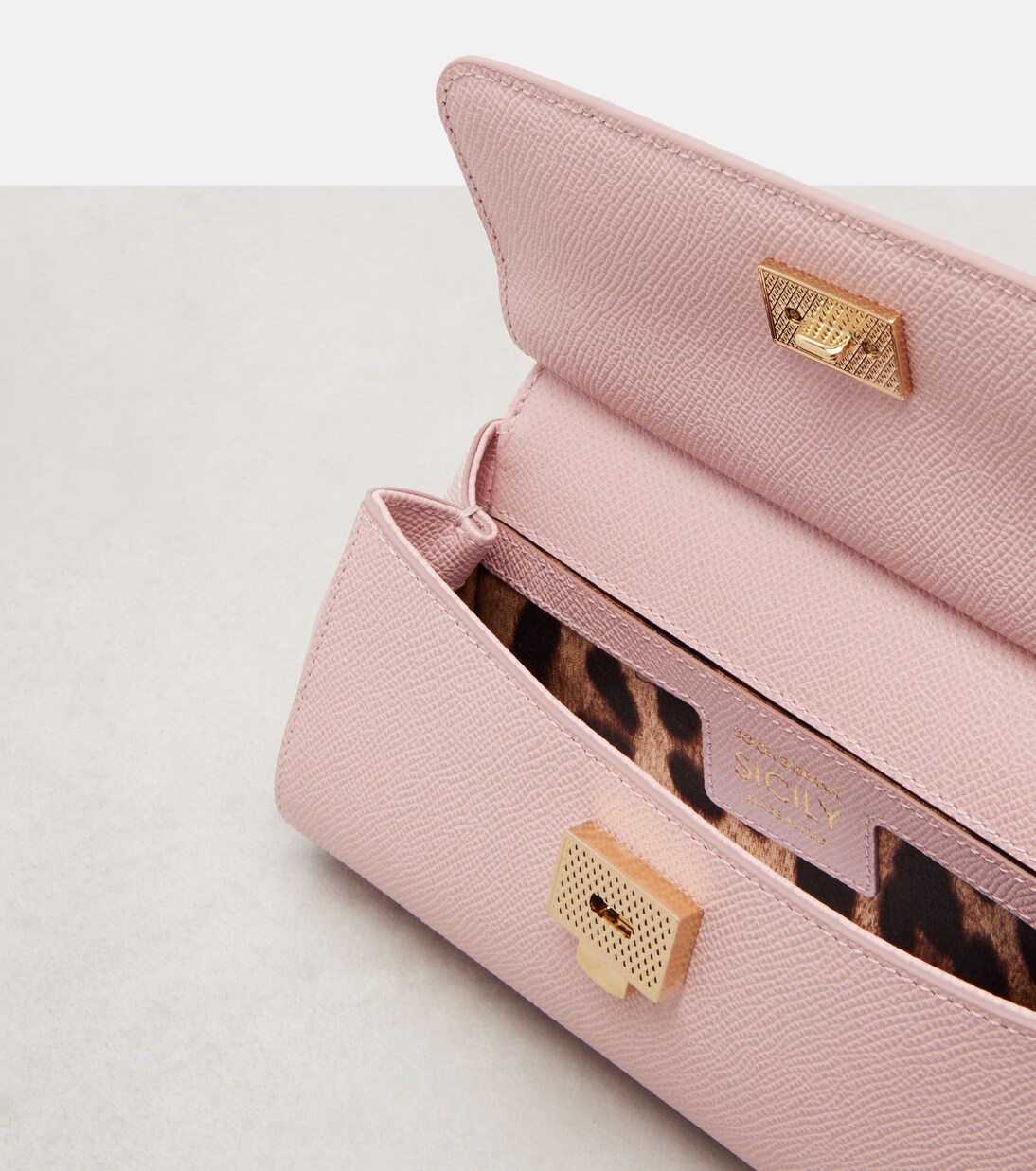 Sicily Mini leather top-handle bag | Dolce&Gabbana