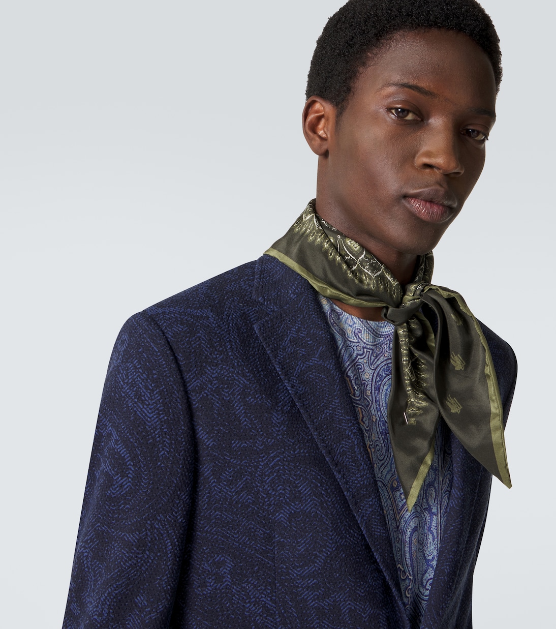 Paisley silk pocket square | Etro