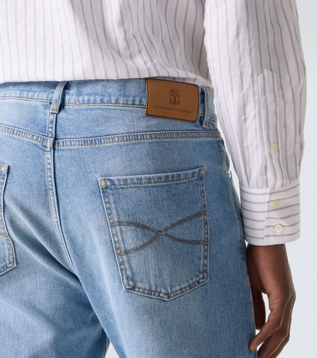 Mid-rise straight jeans | Brunello Cucinelli