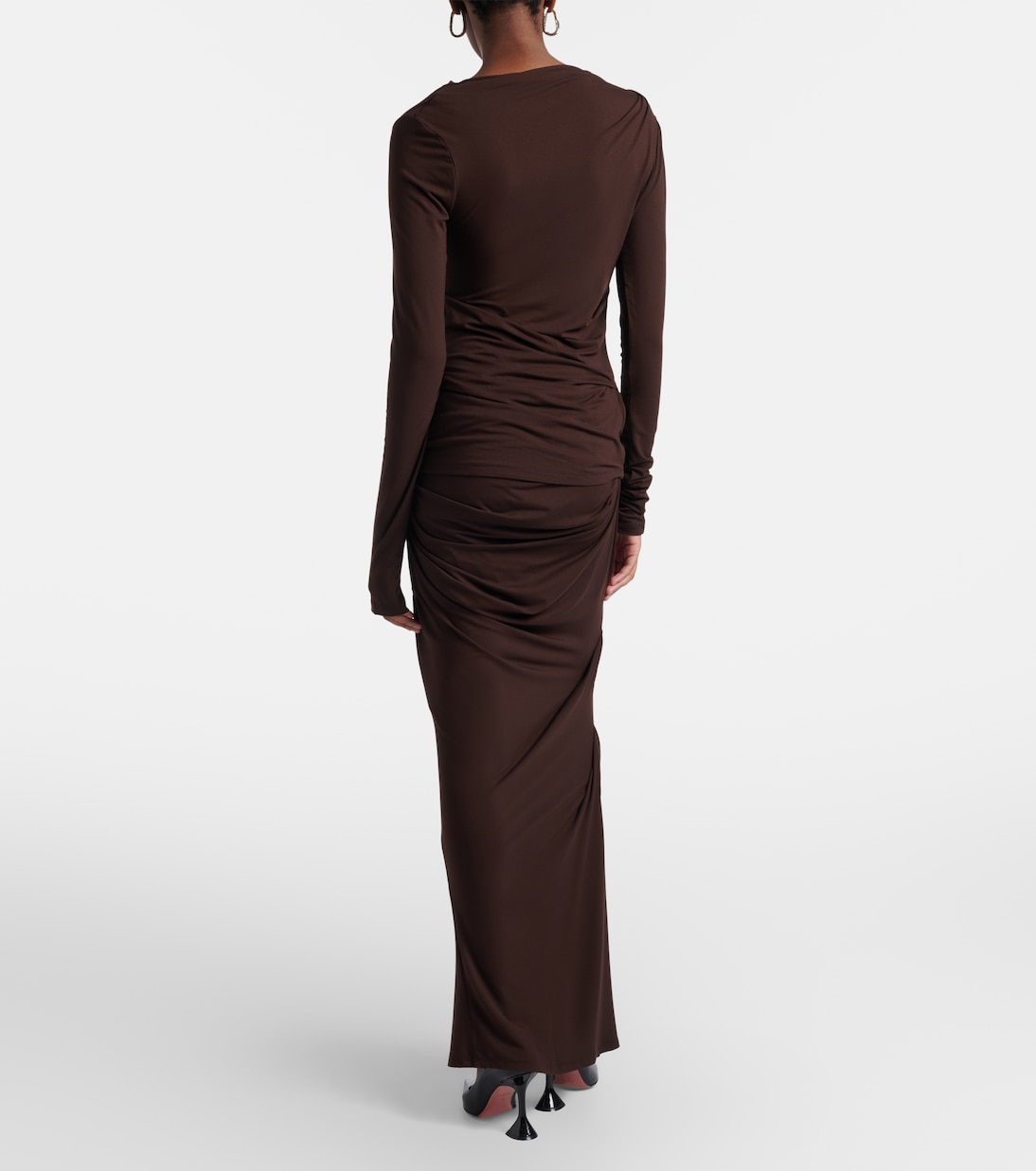 Draped maxi skirt | Entire Studios