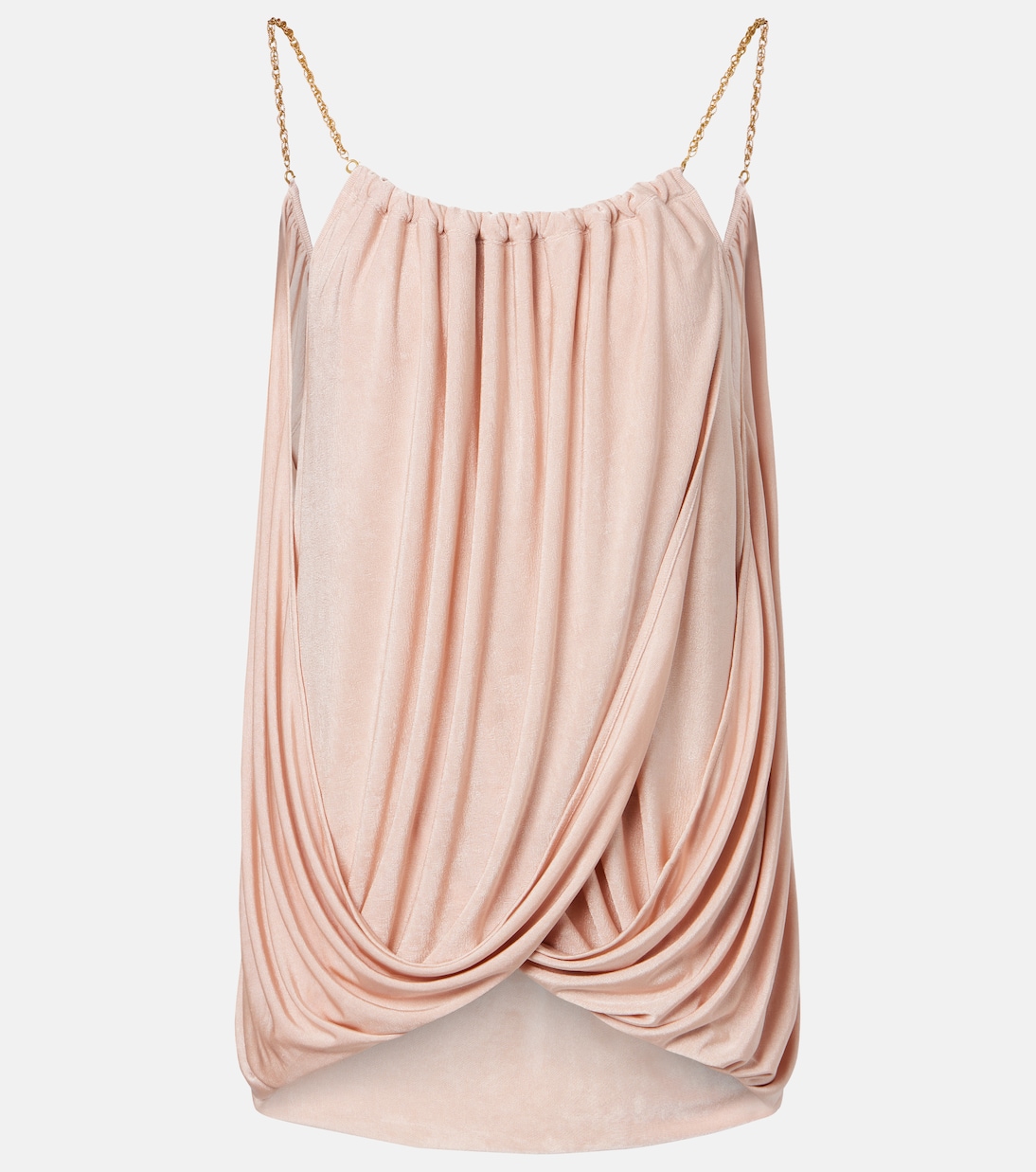 Chain-detail draped top | Xu Zhi