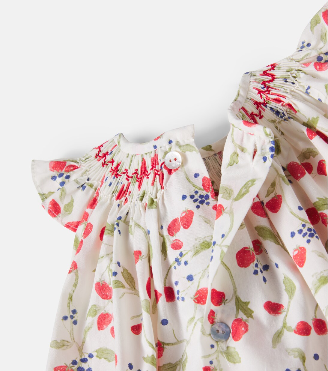 Baby Renata cotton dress and bloomers set | La Coqueta