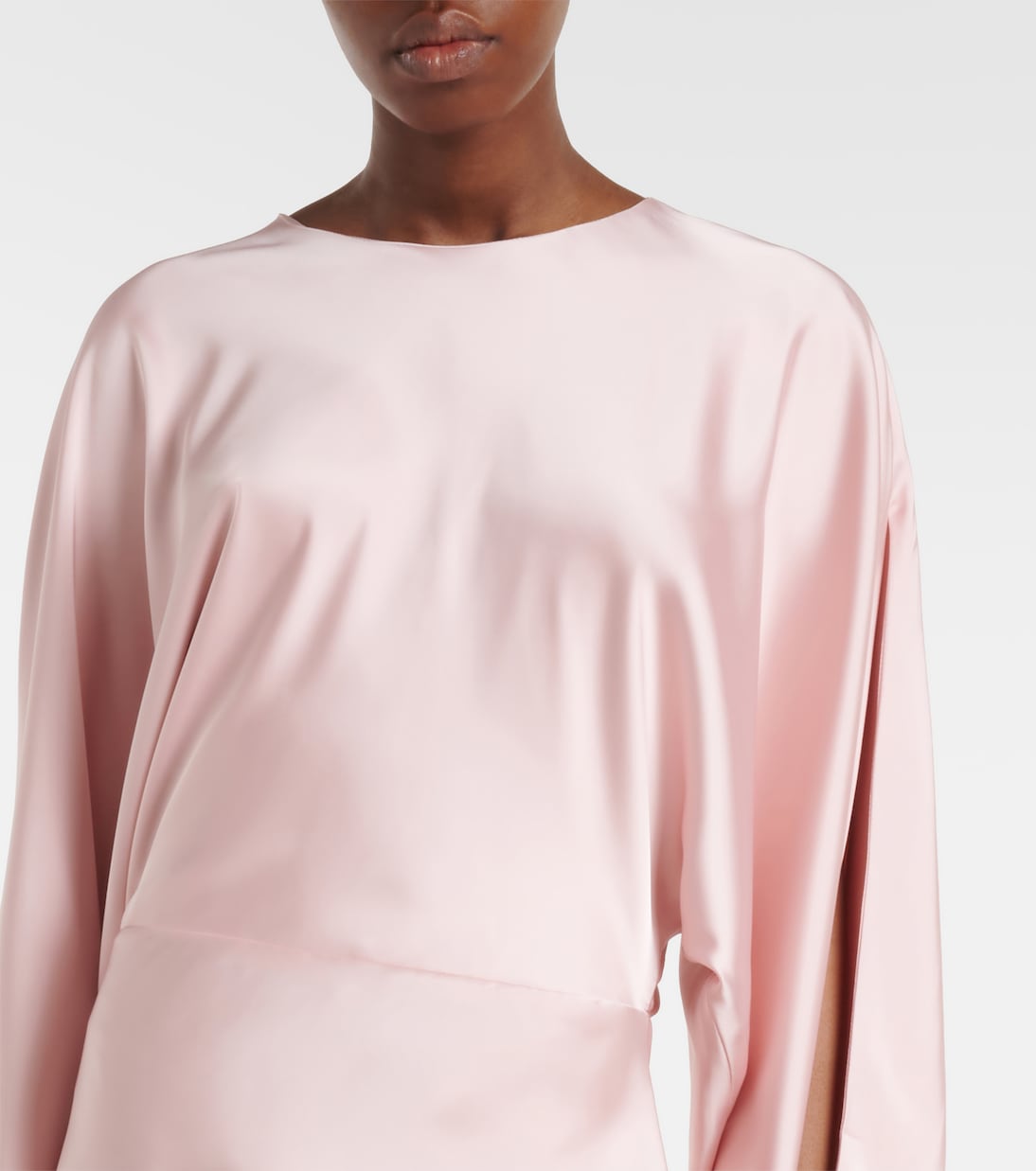 Reverse Obie satin gown | Norma Kamali