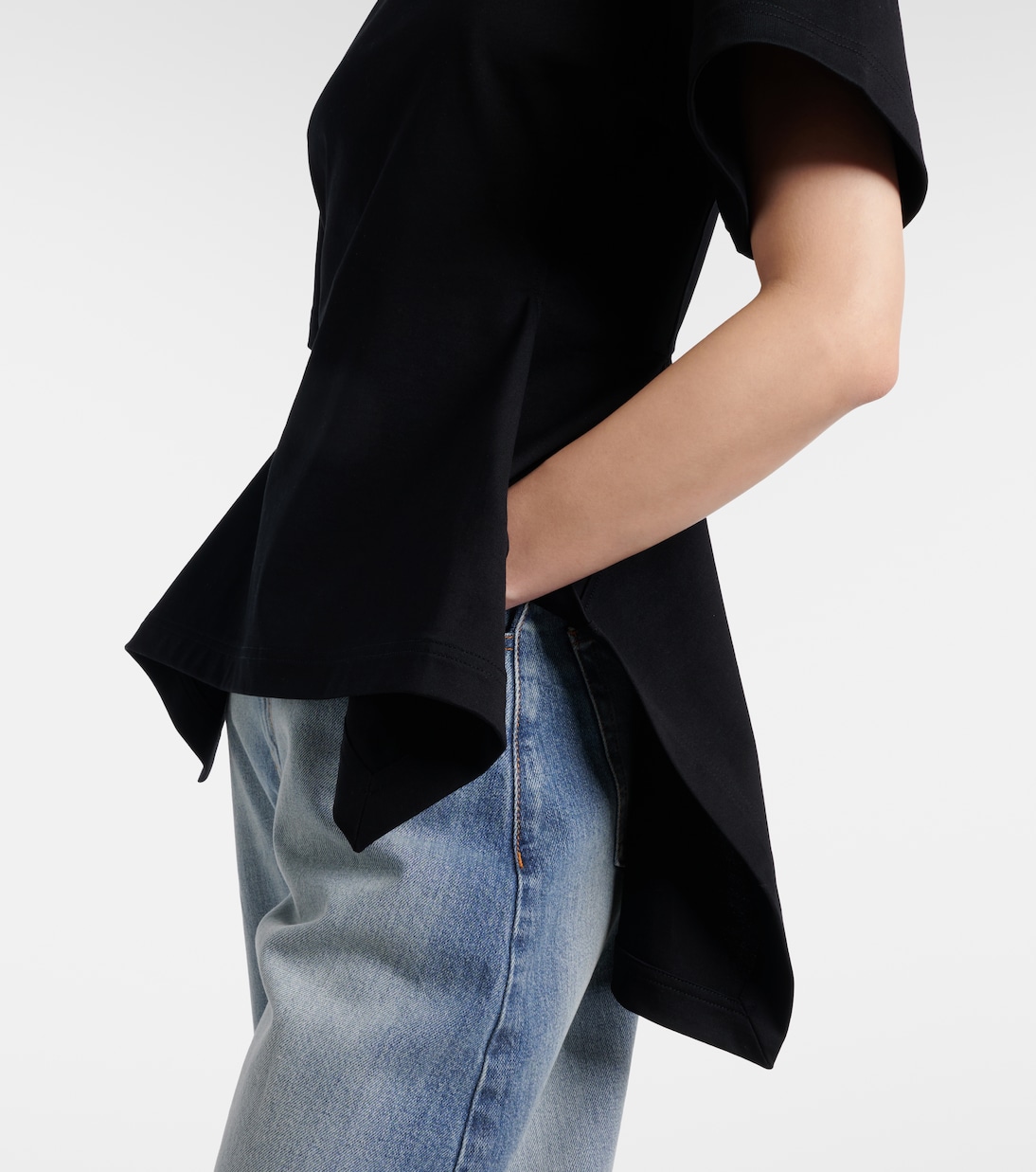 T-Shirt aus Baumwoll-Jersey | Alaïa