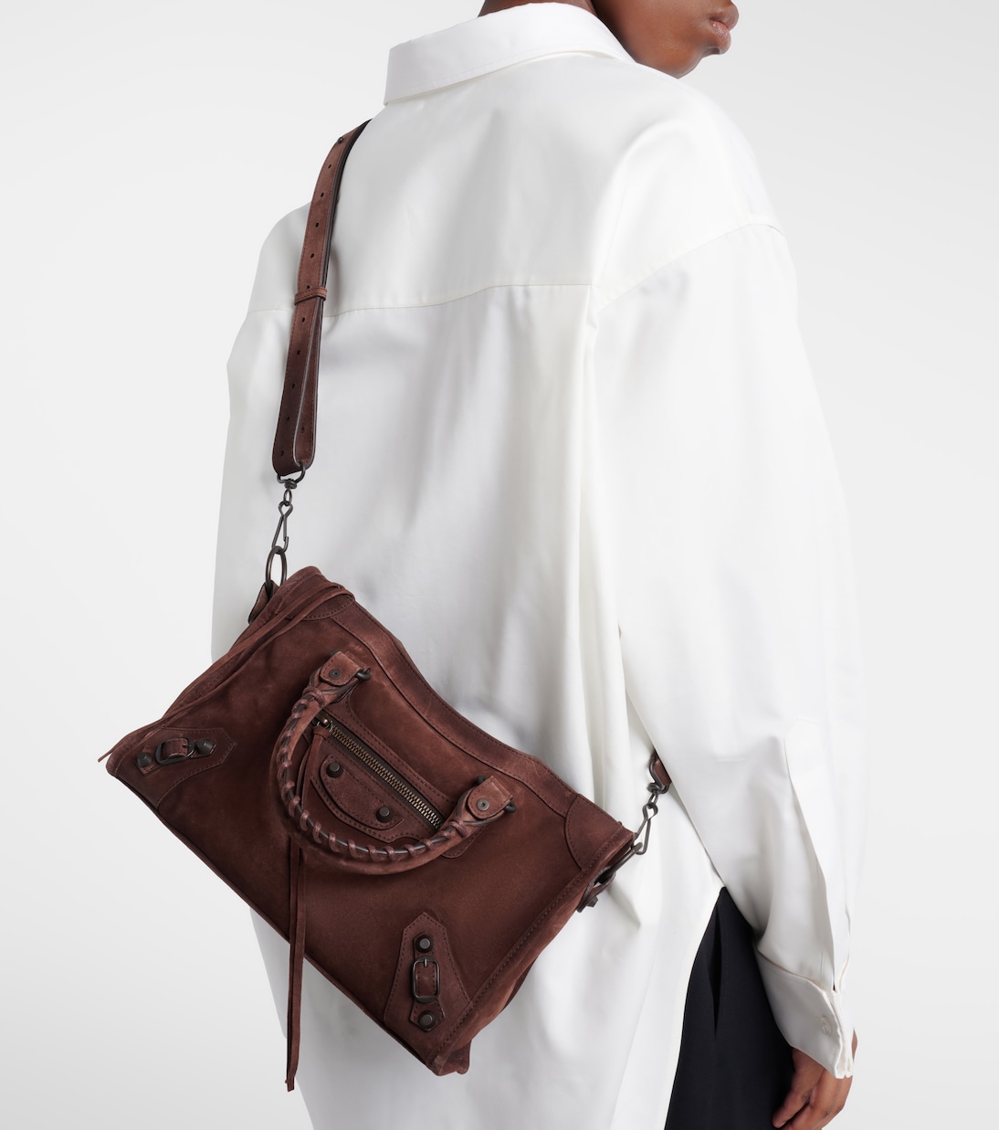 Le City Small suede tote bag | Balenciaga