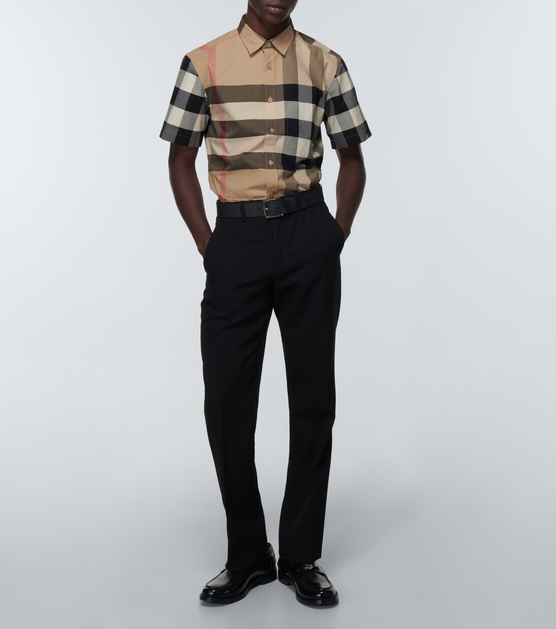 Camicia Burberry Check in popeline di cotone  | Burberry