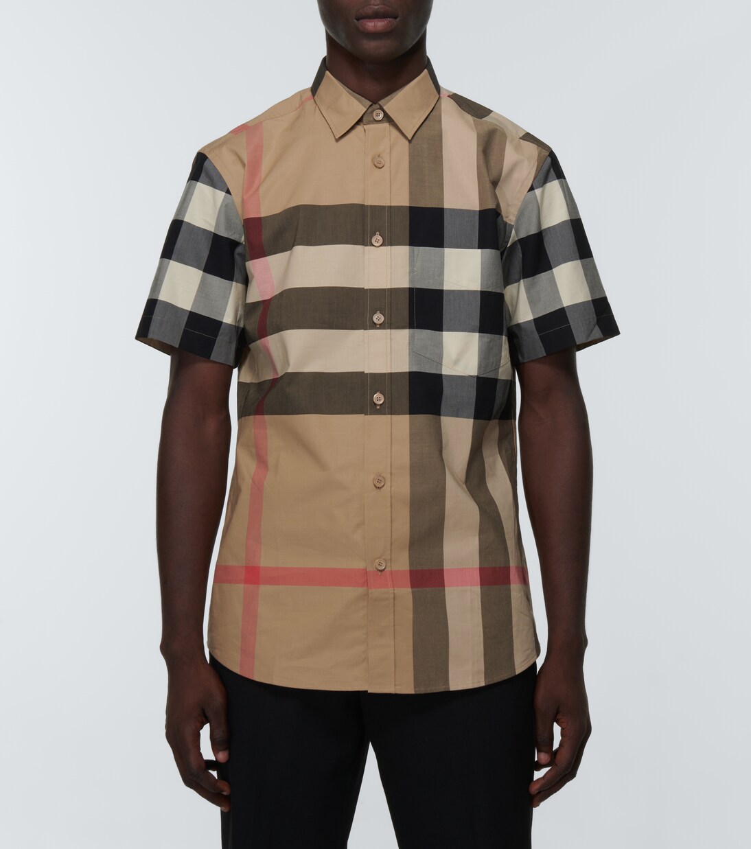 Camicia Burberry Check in popeline di cotone  | Burberry