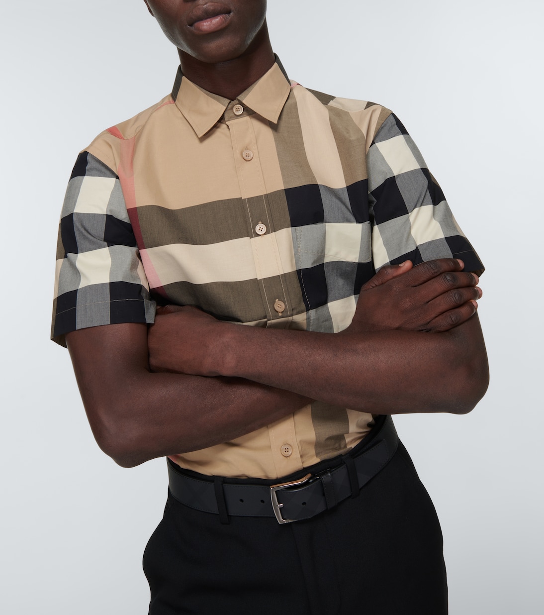 Camicia Burberry Check in popeline di cotone  | Burberry