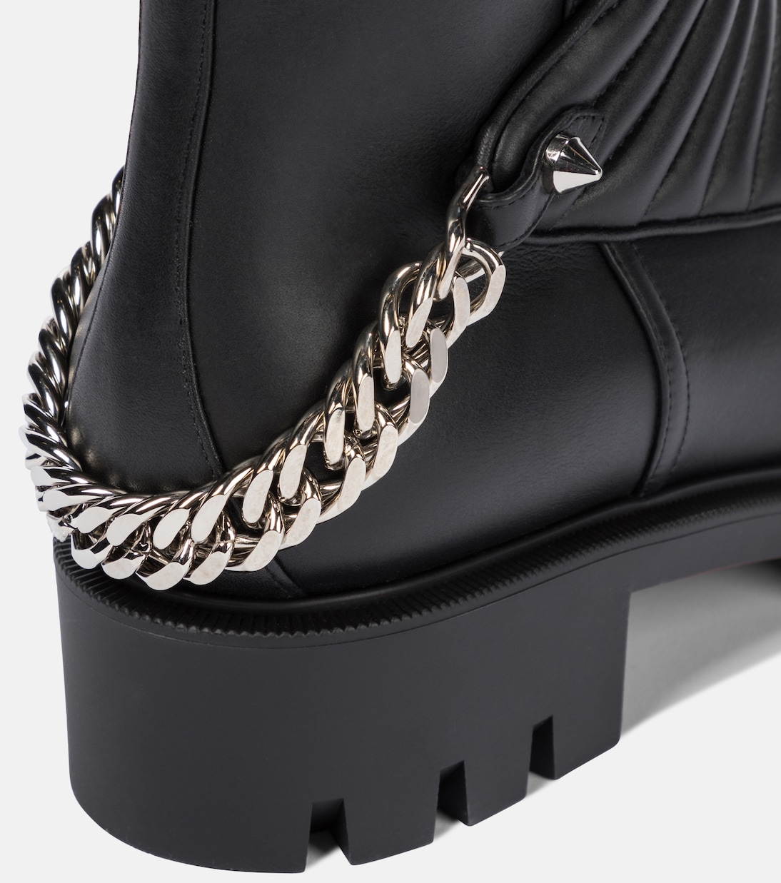 Botas de combate Maddic Max de piel | Christian Louboutin