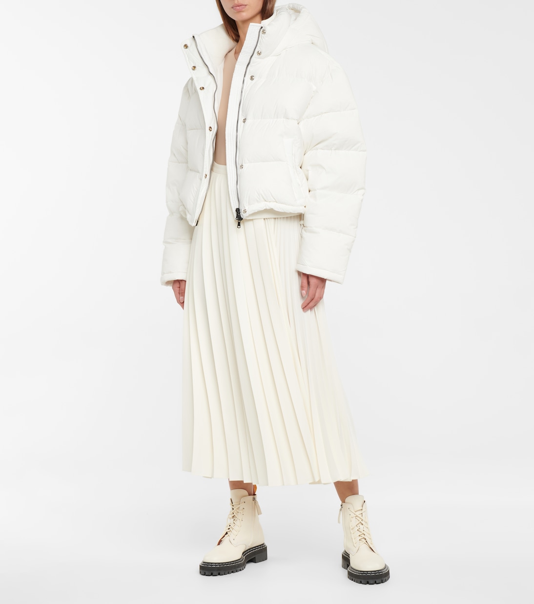 Release 03 cropped down puffer jacket | Wardrobe.NYC