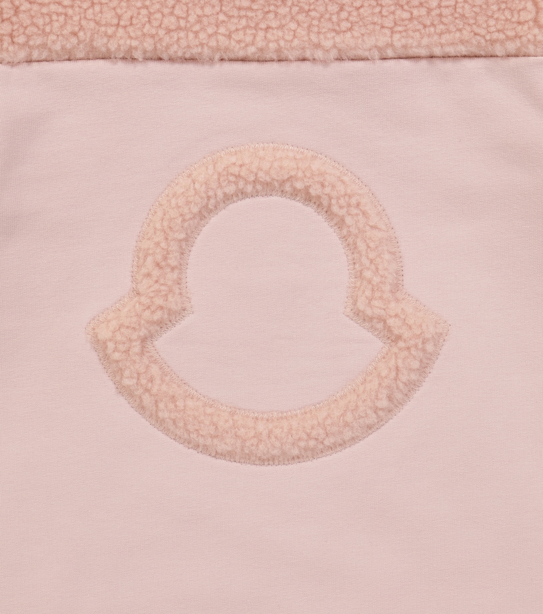 Baby - Abito felpa in cotone e pile con logo | Moncler Enfant
