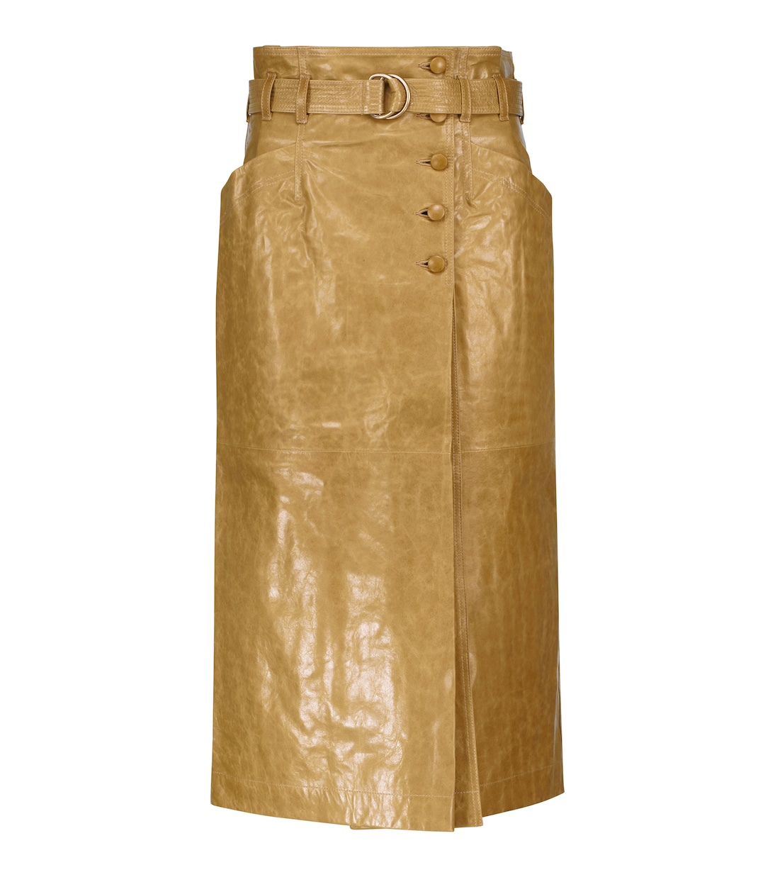 Falda midi Sonia de piel | Ulla Johnson