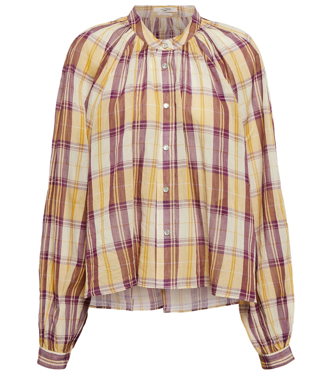 Blandine checked cotton top | Marant Etoile