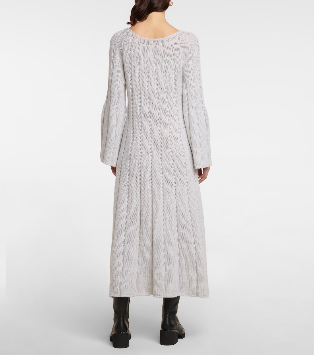 Wool and cashmere midi dress | Khaite