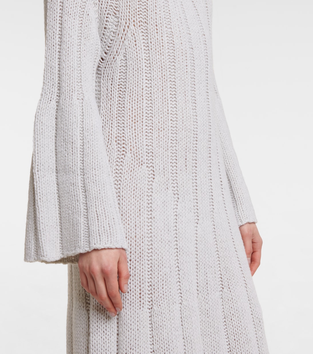 Wool and cashmere midi dress | Khaite