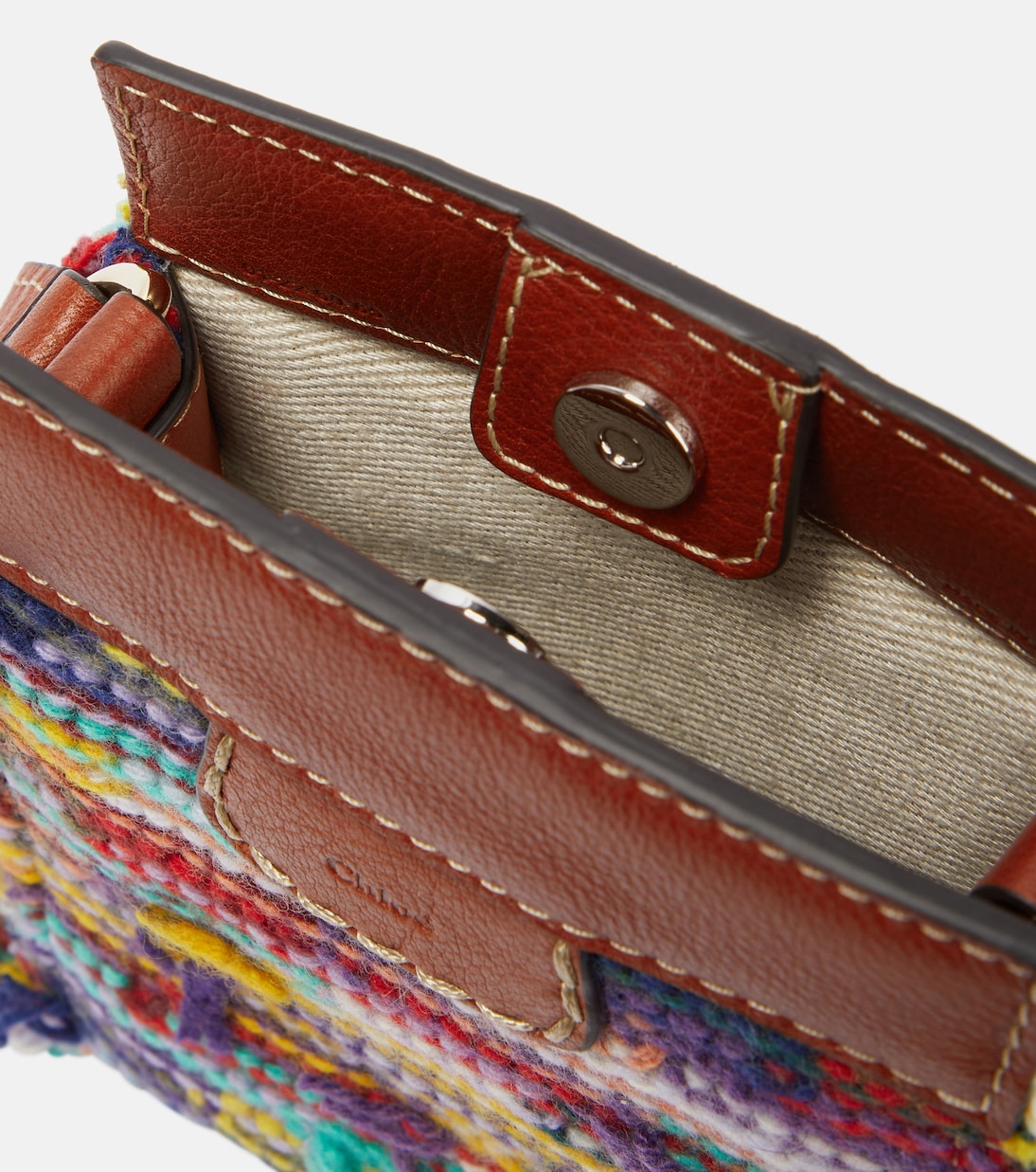 Borsa a tracolla Edith in cashmere | Chloé