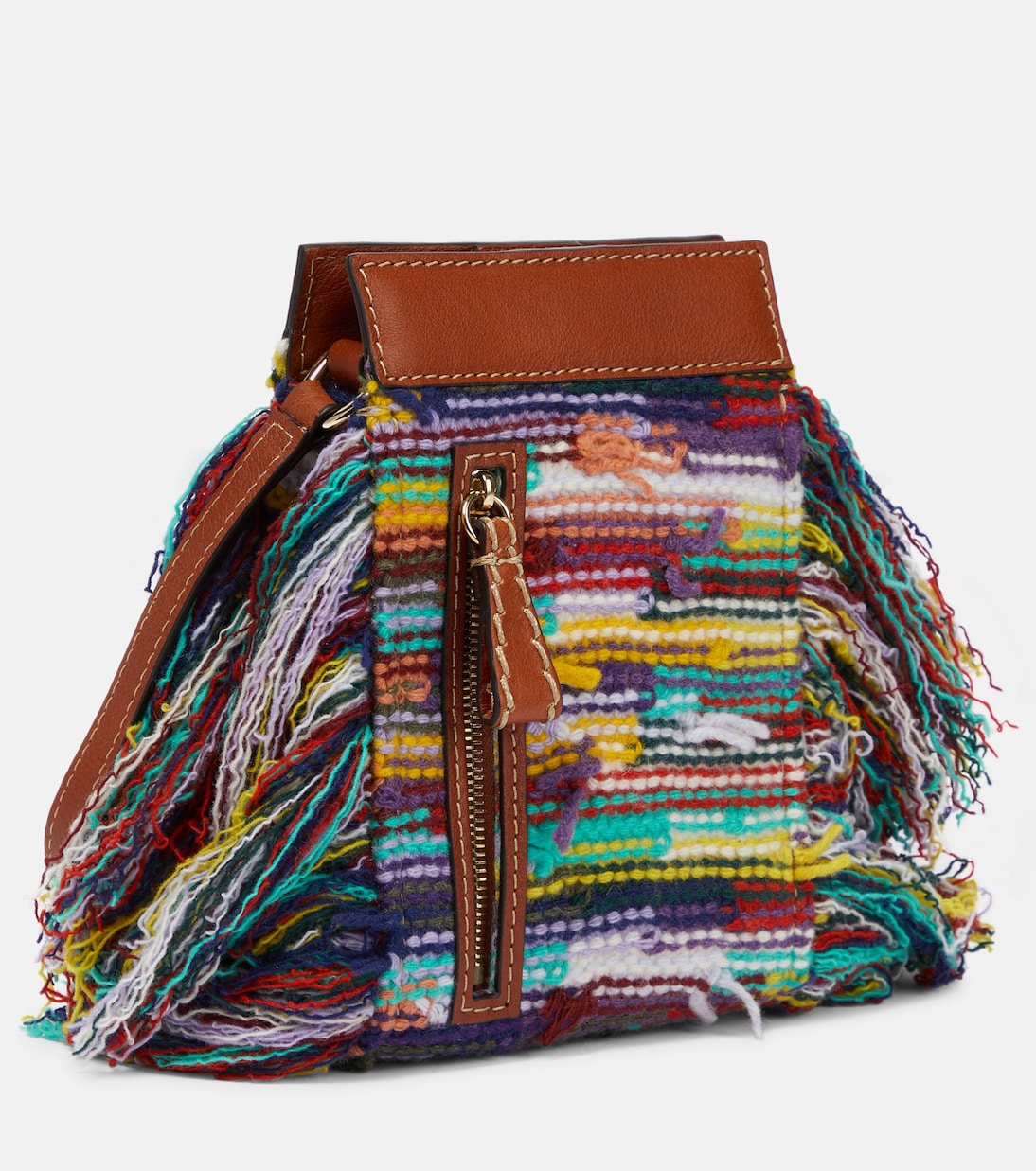 Borsa a tracolla Edith in cashmere | Chloé