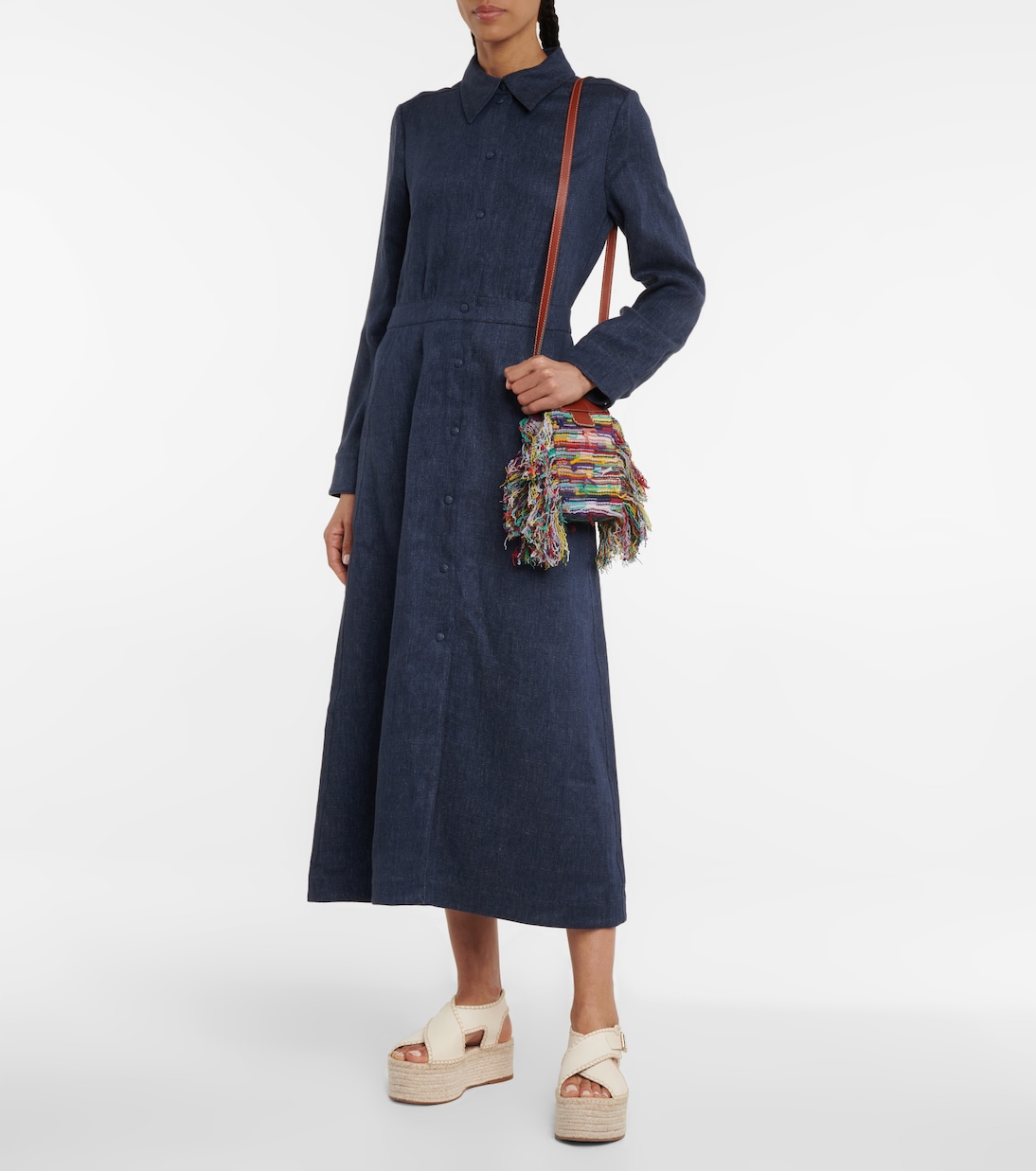 Borsa a tracolla Edith in cashmere | Chloé