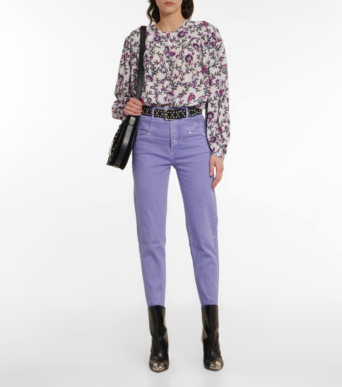 Blusa Brunille en mezcla de seda | Isabel Marant