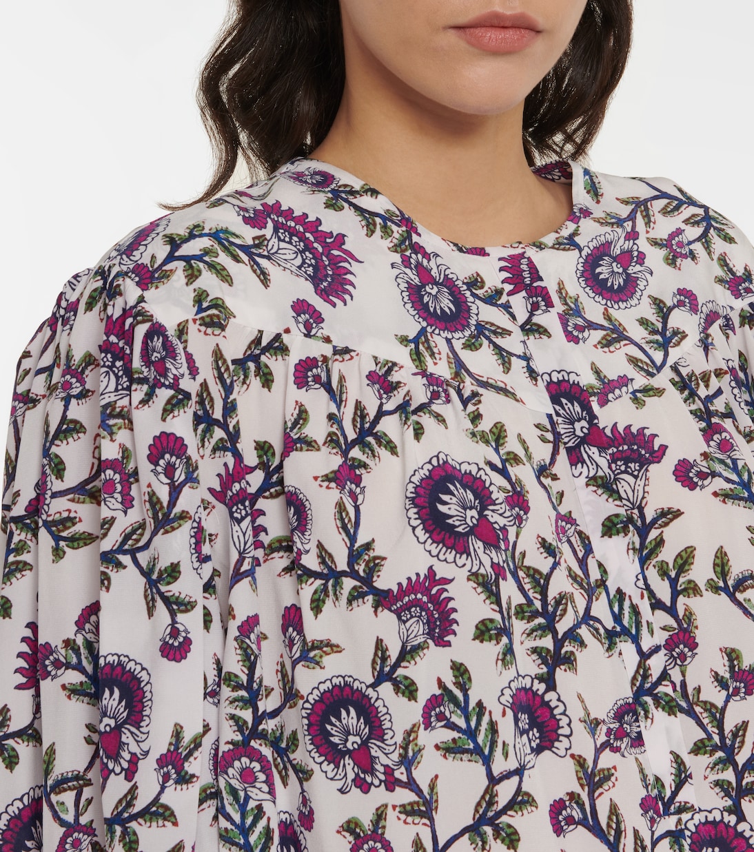 Blusa Brunille en mezcla de seda | Isabel Marant