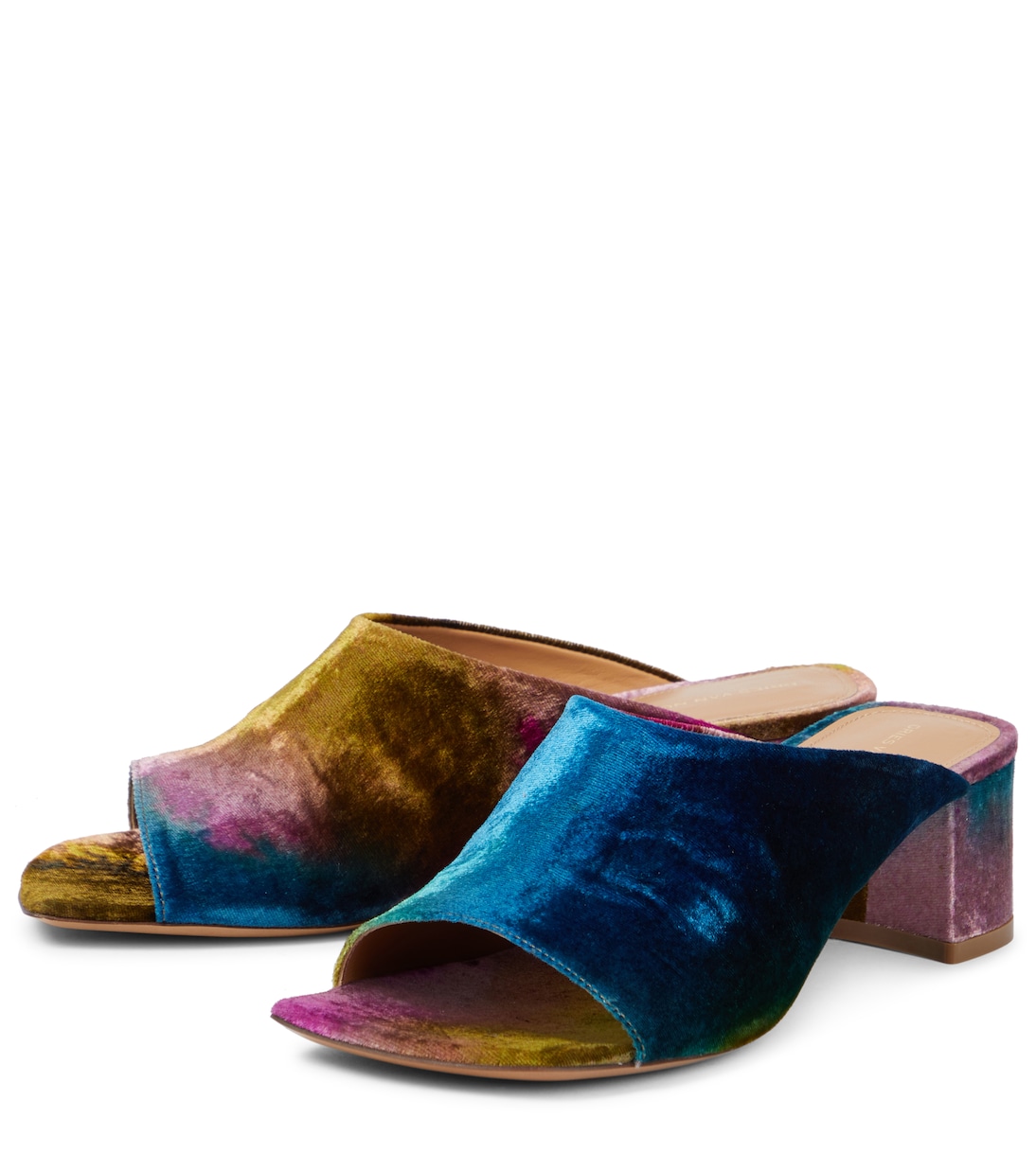 Sandali in velluto | Dries Van Noten
