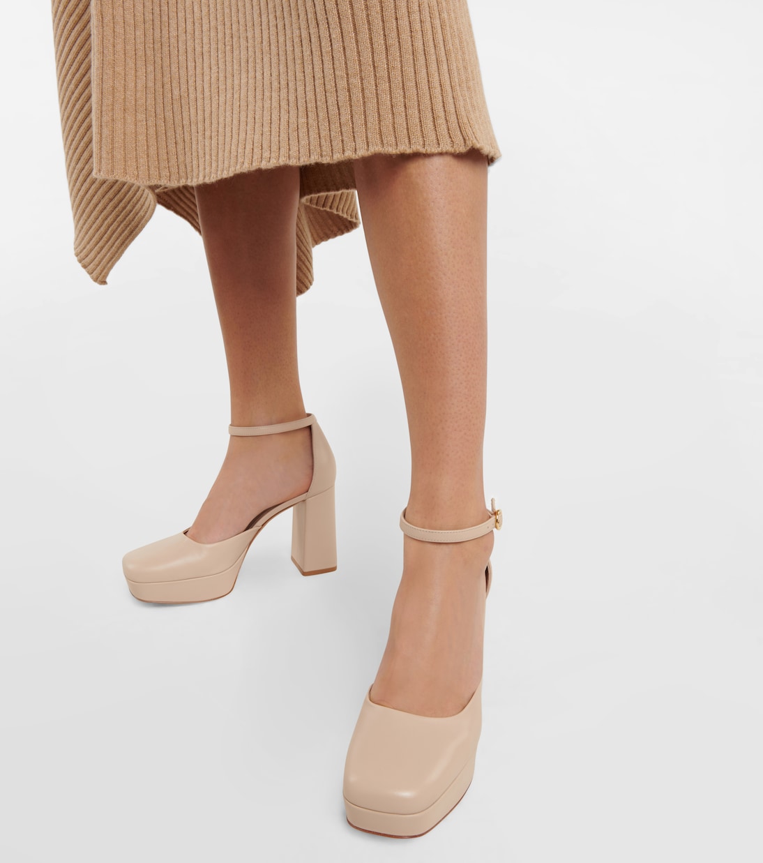 Salones Vernice de piel con plataforma | Gianvito Rossi