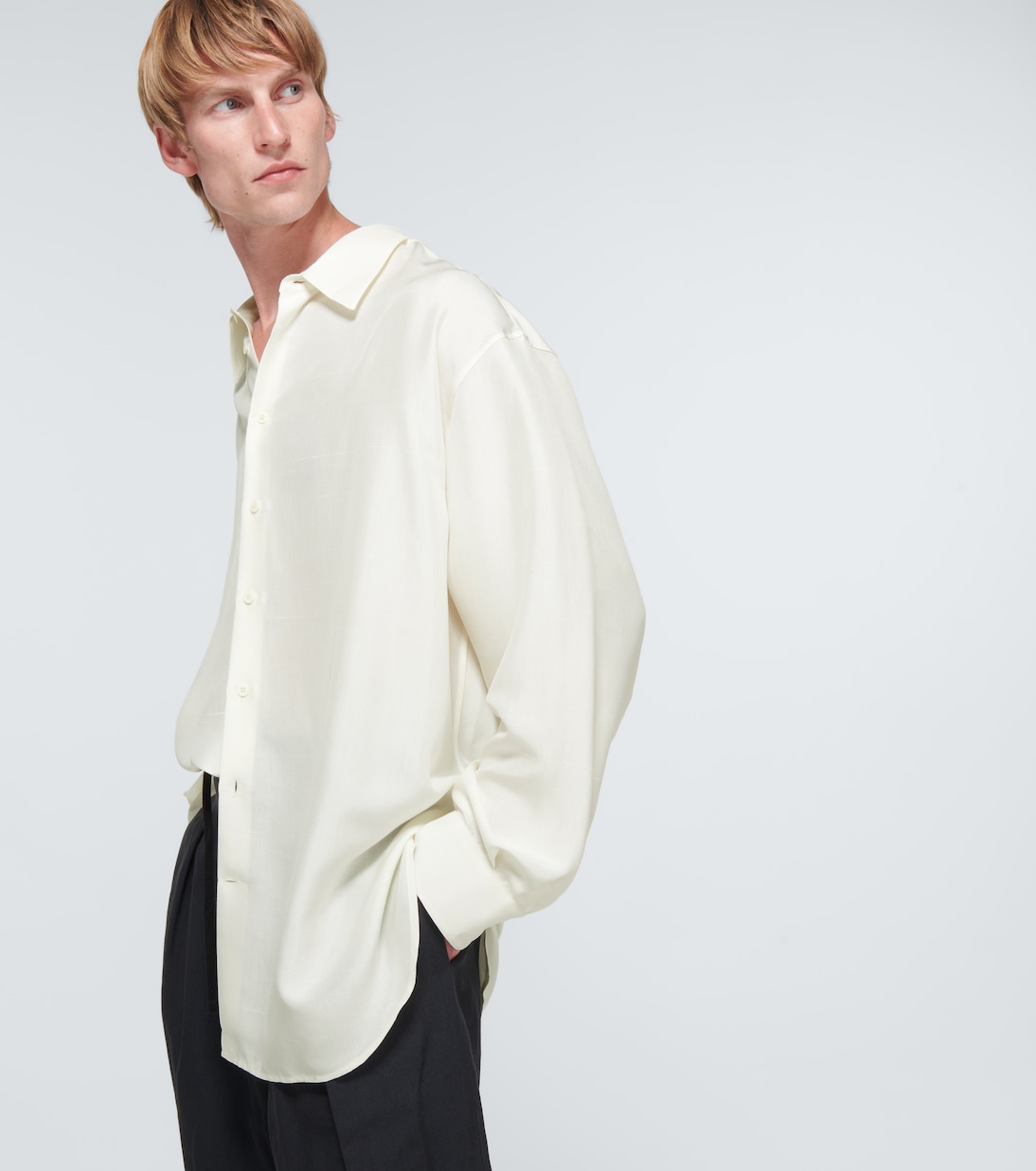 Camicia Lurke in seta | The Row