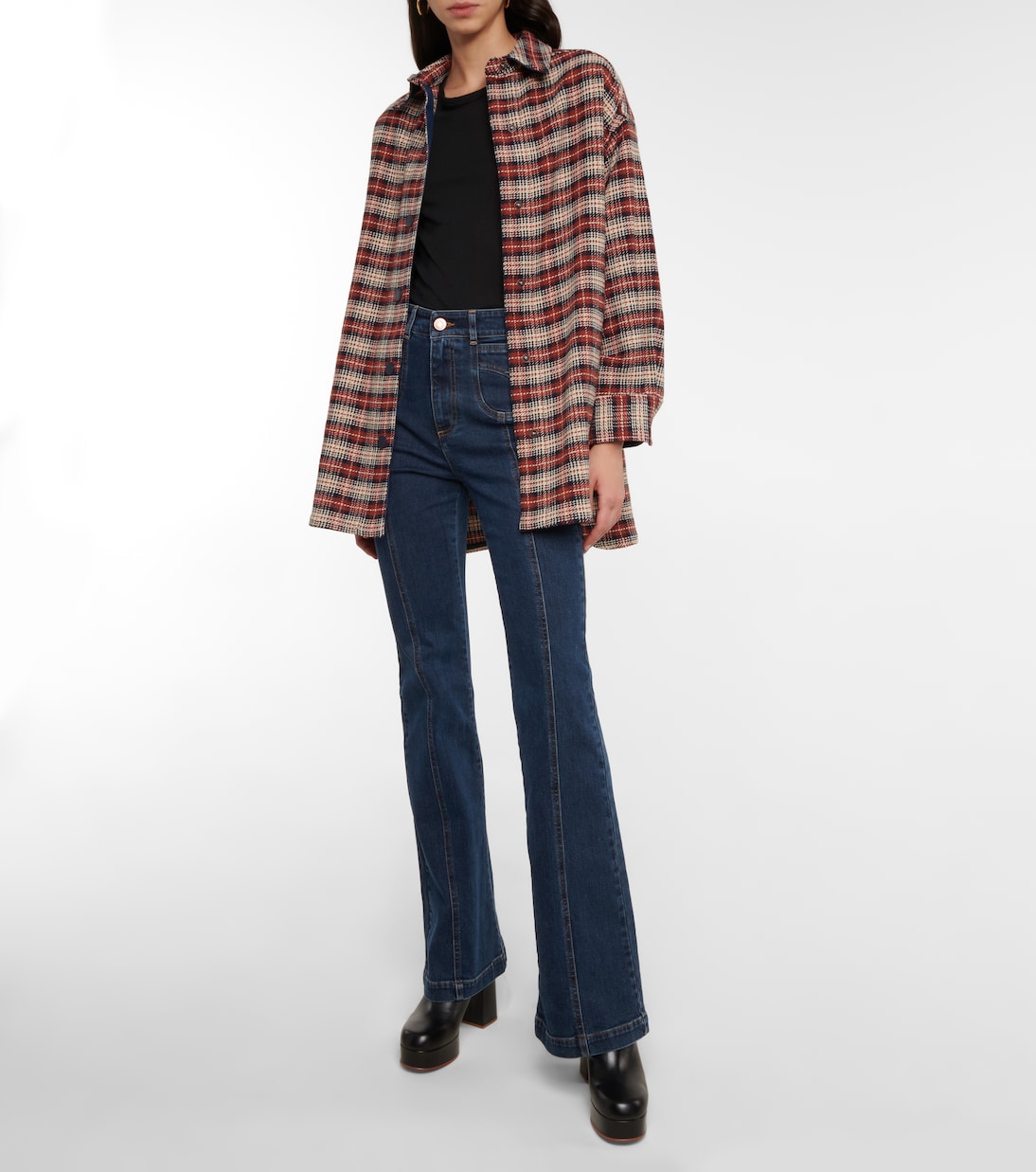 Giacca in misto cotone a quadri | See By Chloé