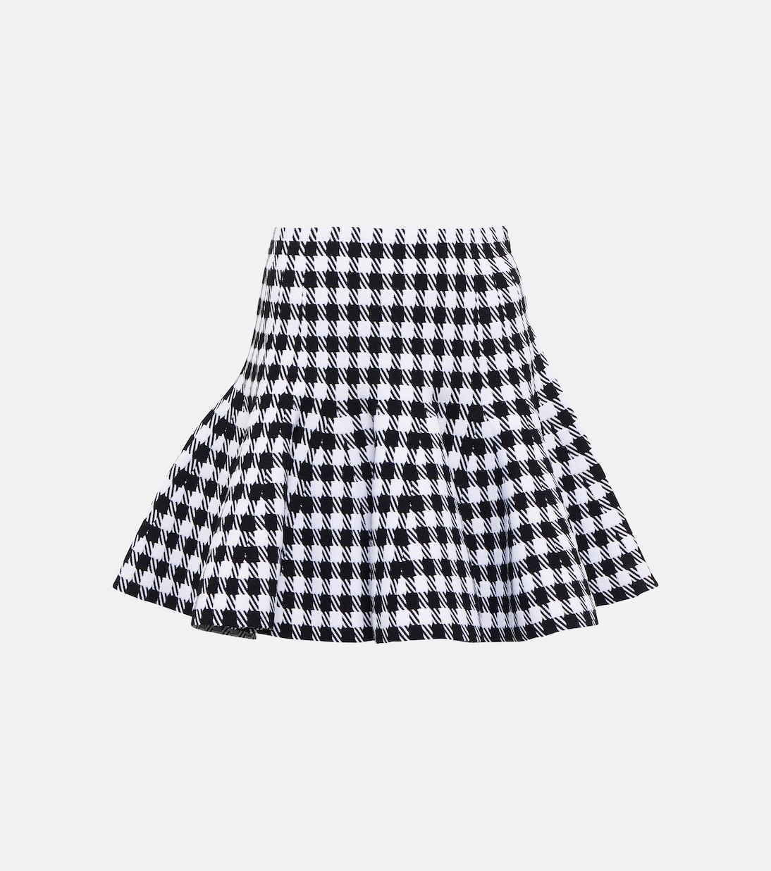 Mini-jupe à carreaux | Alaïa