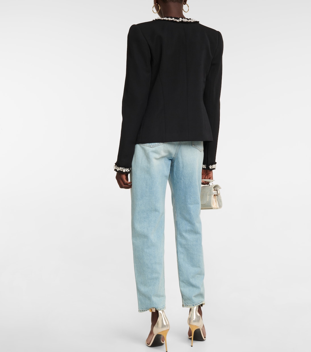 Verzierte Jacke aus Wolle | Balmain