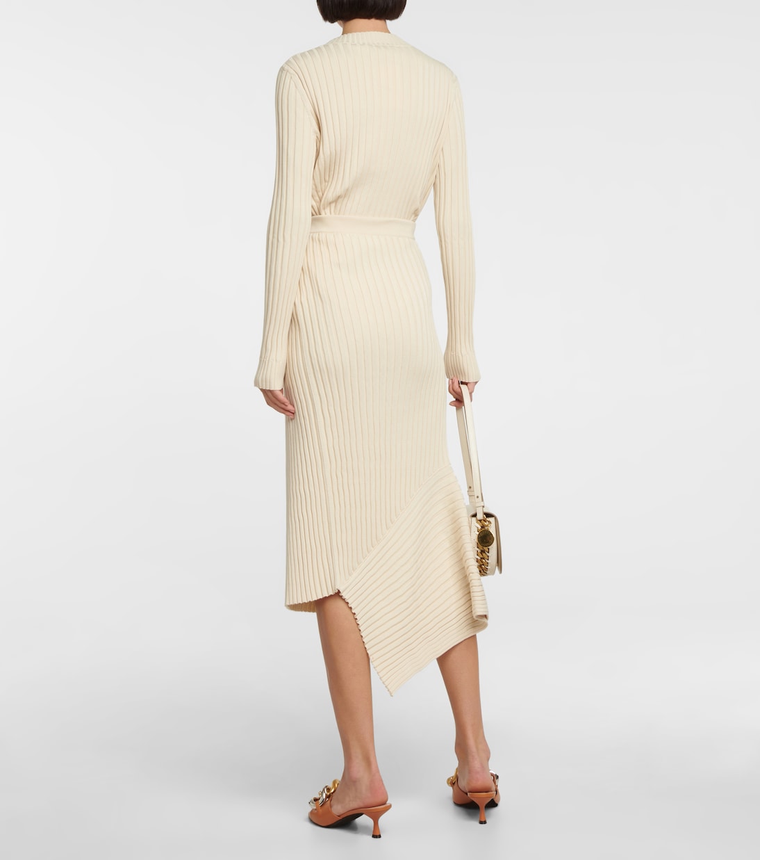 Gonna midi in maglia di cotone | Stella McCartney