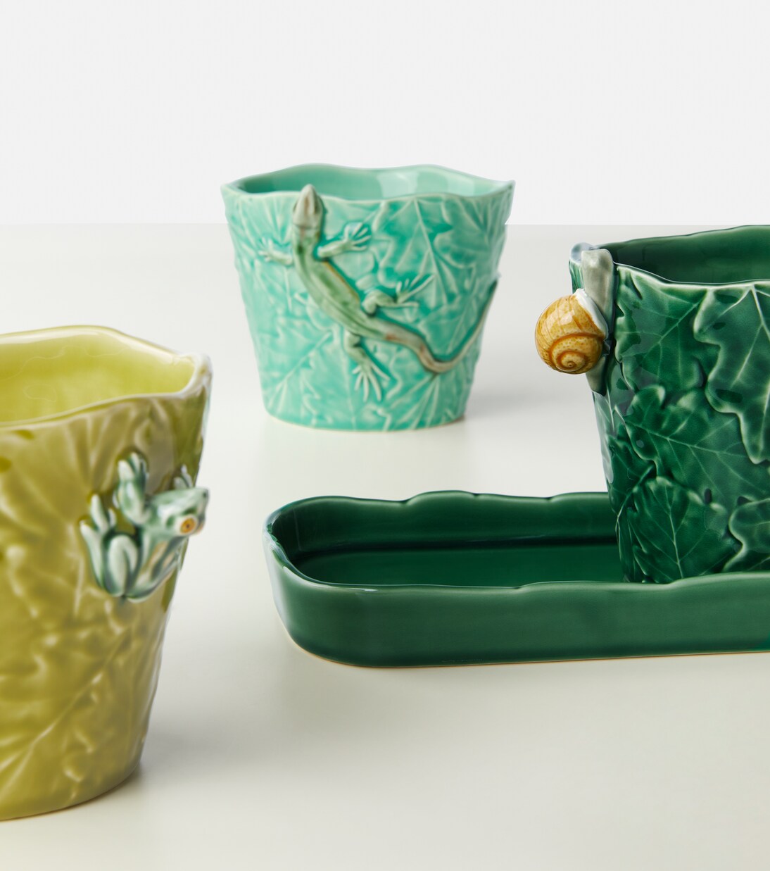 Jardim De Insetos set of 3 ceramic cups | Bordallo Pinheiro