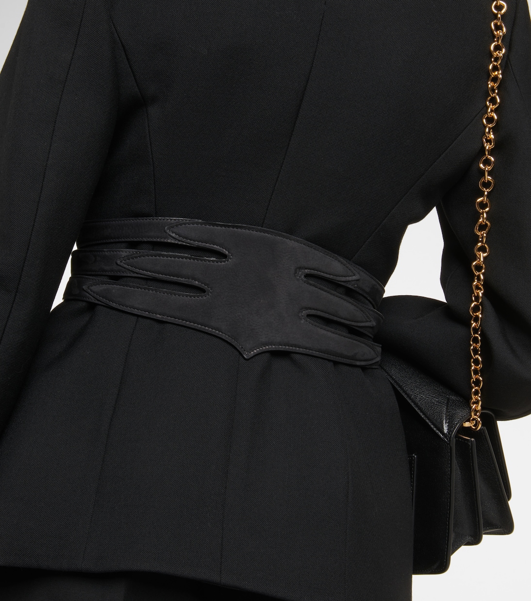 Cintura in pelle slim ALAÏA per stile giovane e moderno