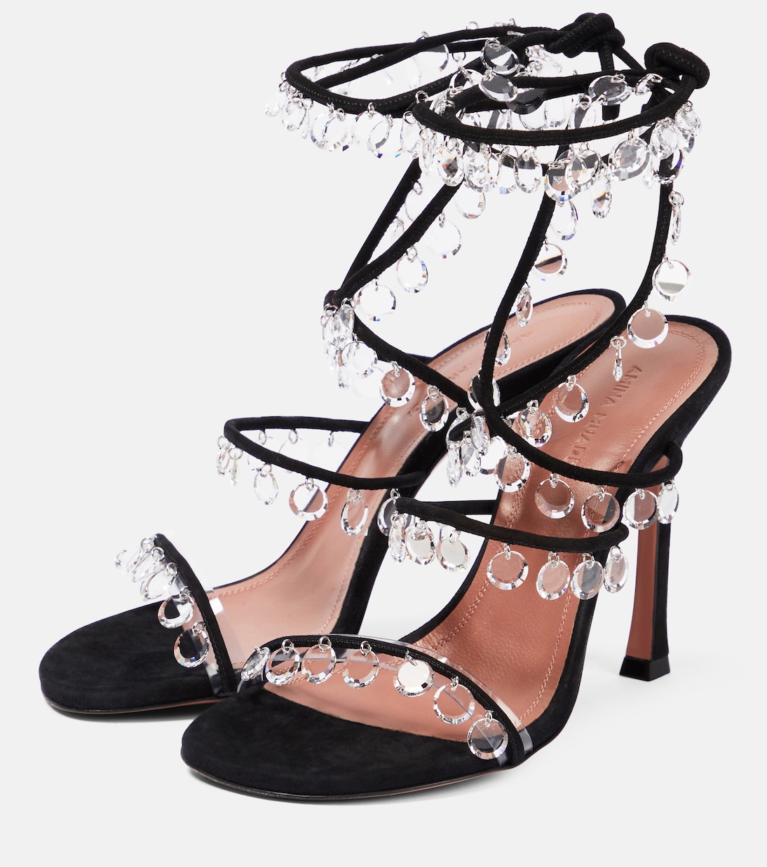 Sandalen Tina aus Leder | Amina Muaddi