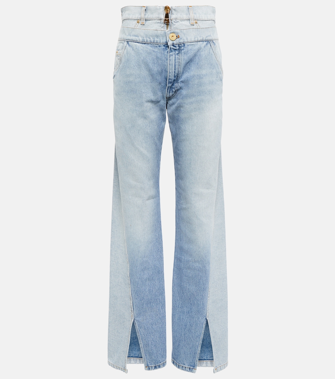 Two-in-one high-rise jeans | Balmain