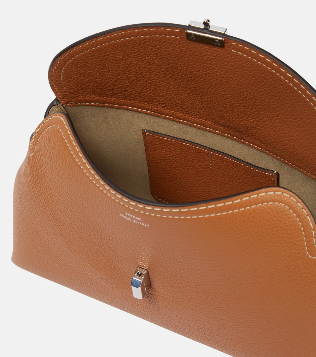 Clutch T-Lock Small in pelle | Toteme