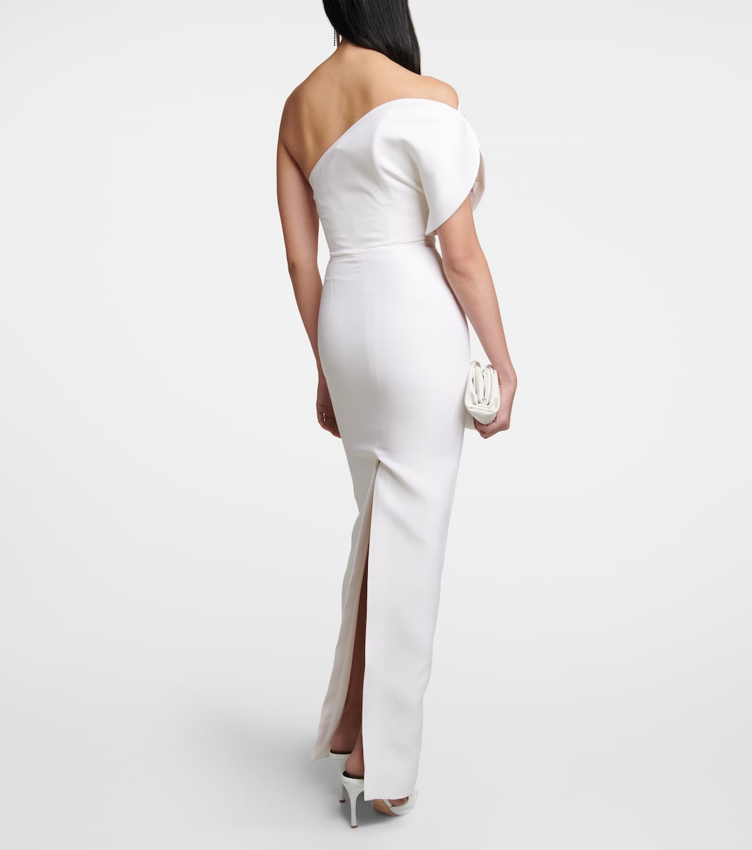 Asymmetric wool and silk gown | Roland Mouret