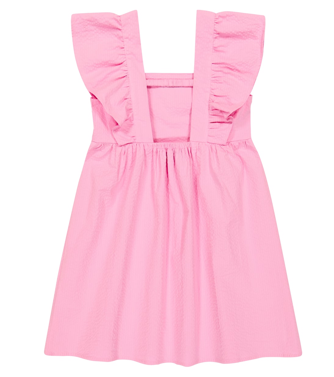 فستان من قماش مُجعّد مع تطريز Teddy Bear | Moschino Kids
