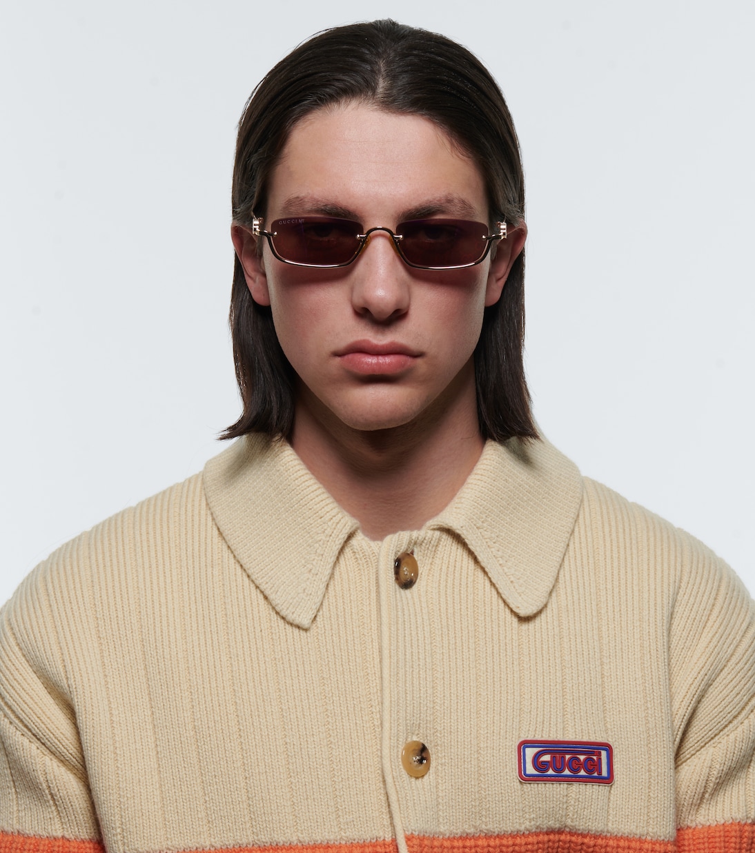 GG rectangular sunglasses | Gucci