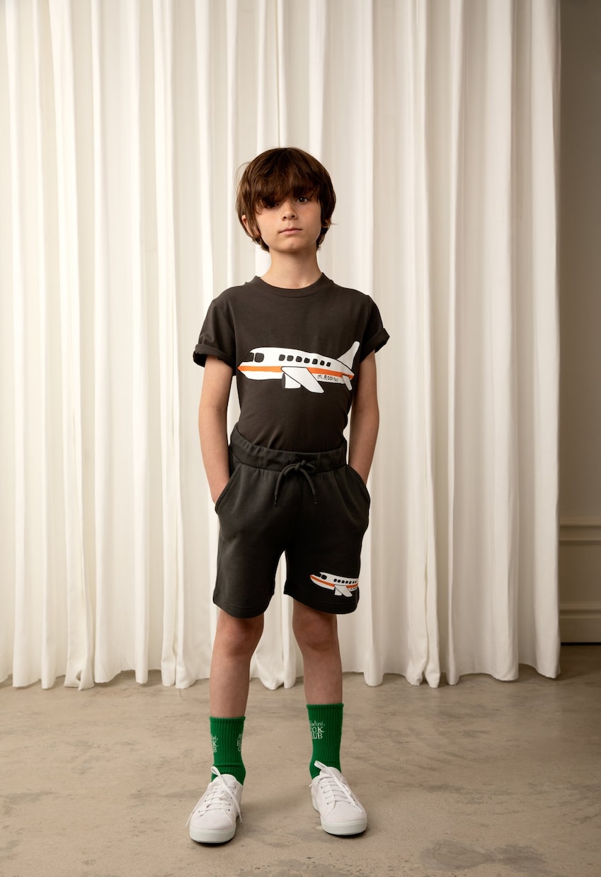 T-Shirt Airplane aus Jersey | Mini Rodini