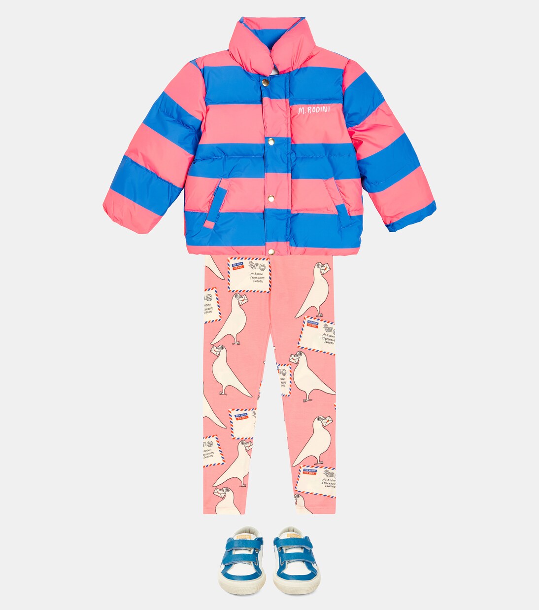 Bedruckte Leggings aus Baumwolle | Mini Rodini