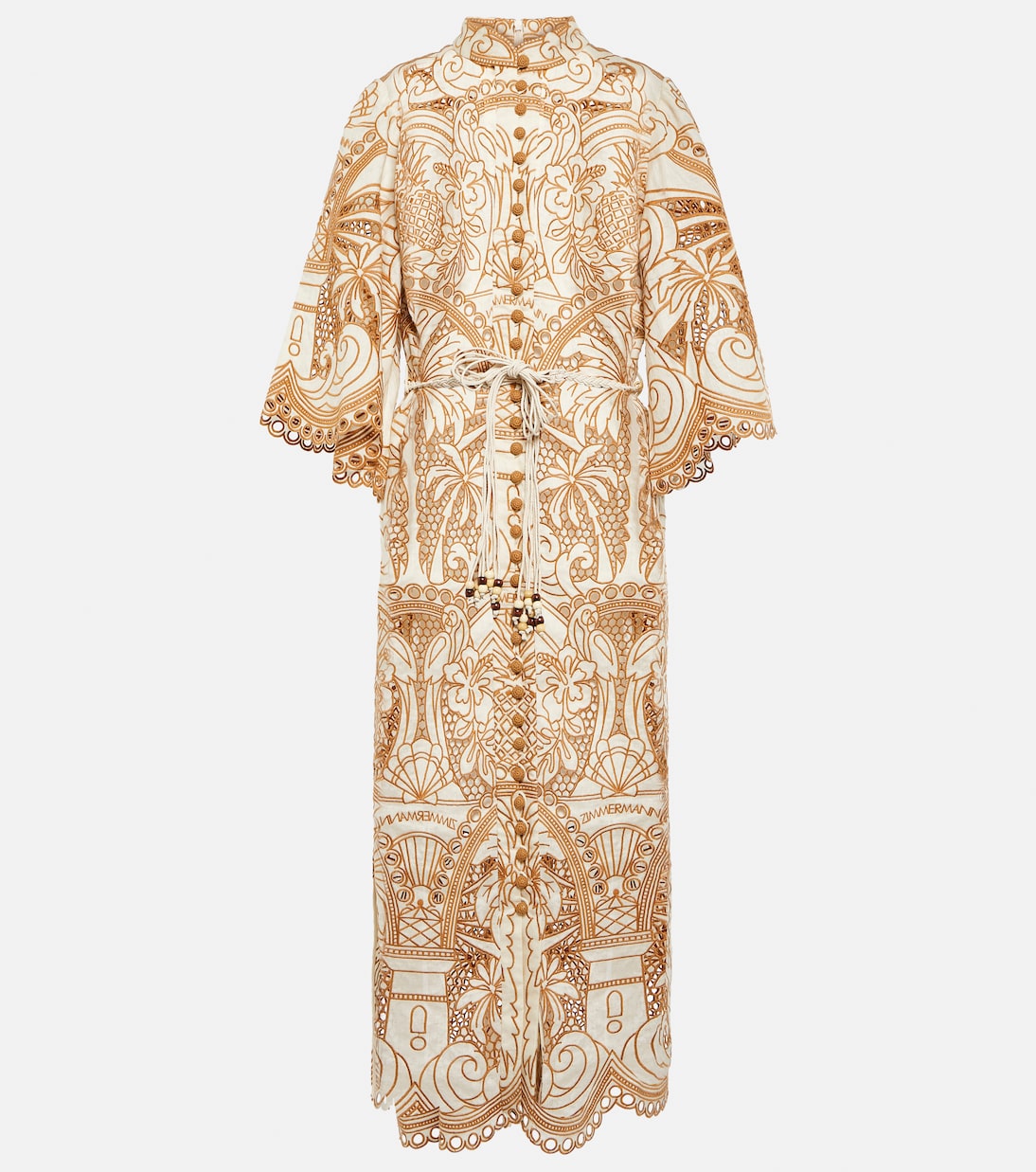Abito camicia Ginger in broderie anglaise | Zimmermann