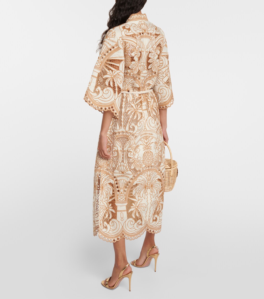 Abito camicia Ginger in broderie anglaise | Zimmermann